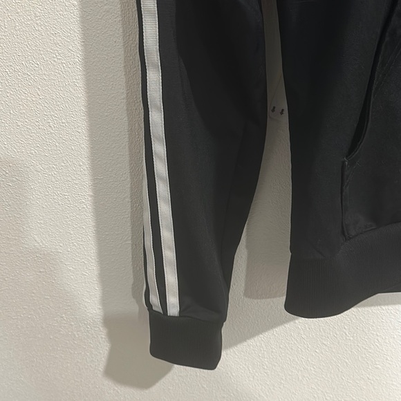 Adidas Black Hoodie with White‎ Stripes - Picture 5 of 10